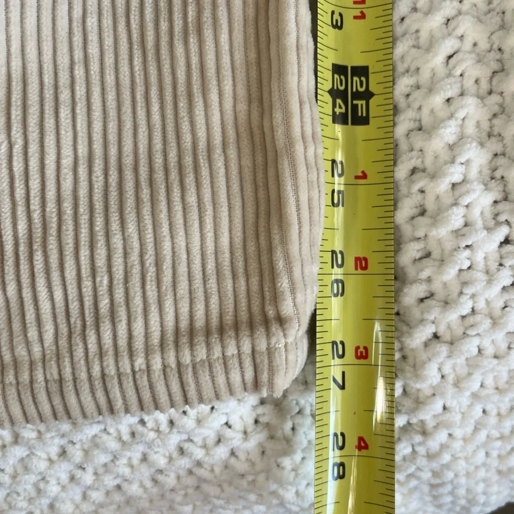 Hanna Andersson Kids Cream Corduroy Pants size 160 Spring